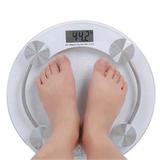 Balança Digital de Vidro Redonda capacidade de 1 a 180kg - Casa e costura