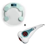 Balança Digital Eatsmart Hc039 Multilaser + Massageador G-Tech Power Pro Infravermelho