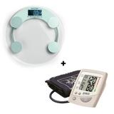 Balança Digital Eatsmart Hc039 Multilaser + Medidor de Pressão Digital G-Tech LA250 Automático