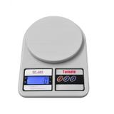 Balança Digital Eletrônica De Precisão Sf-400 Até 10kg Cozinha Marca Tomate Cor Branca