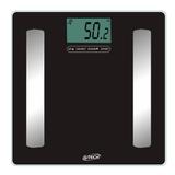Balança Digital G-Tech Glass Pro, Capacidade para até 150 Kg, Medidor de Taxa de Gordura, Água, Mass
