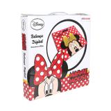 Balança digital infantil e adulto de vidro a pilha menina minnie mouse disney ate 180 kg - Etitoys