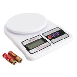 Balança Digital Para Cozinha Eletronic Kitchen Scale Unygift Branco 10 Kg - Jianya