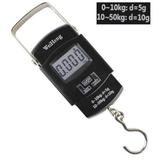 Balança Digital portátil gancho p/pesca mala 50 Kgs CBR1046 - Weiheng