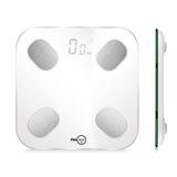 Balança Digital Smart Corporal Com Bioimpedância APP Android/IOS Branca - FlexInter Fit - Flex inter