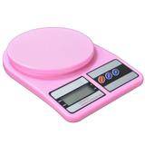 Balança Eletrônica Digital de Cozinha 10 kg rosa CBRN04508 - Commerce brasil