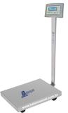 Balança Eletrônica Inox 300kg X 50g Plataforma Inox 50x60 Bateria e Coluna Inmetro - Welmy