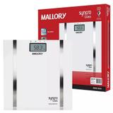 Balança Mallory Digital Syncro Glass Branca
