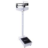 Balança Mecânica Antropométrica Welmy 110 CH 150Kg Branca E Preta