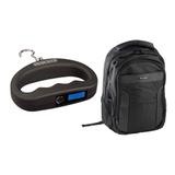 Balança Portátil Black+Decker BP50 p/ malas até 50 Kg + Mochila executiva Primicia