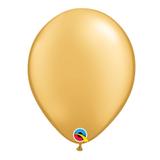 Balão 11" R Ouro Qualatex LS Latex - Festabox