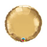 Balão 18" Redondo Ouro Cromado - Festabox