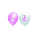 Balão Bailarina Rosa claro com Branco - Art-latex