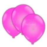 Balão Bexiga De Neon Rosa Nº10 - Com 30 Unidades - Ballontech