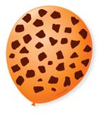 Balão Bexiga Decorada Safare Girafa N 9 pct com 25 unid - São roque