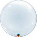 Balão bubble 20" transparente - 51 cm - Qualatex