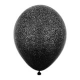 Balão com Glitter Dark Prata Tamanho 10 c/12 - Balloontech - Diversos