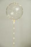 Balão Com Luz Led Branco Bubble Transparente Festas Luz - Cromus