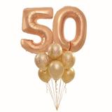 Balão corativo Buquê Aniversario 50 Feminino Kit com 01 Peça - Cromus