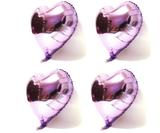 Balao De Coracao Roxo Metalizado 45 Cm Formatura Festas 10 Unidades - Festas decor