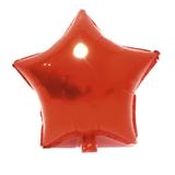 Balão De Estrela Vermelho Metalizado 45 Cm 18" - Festas decor