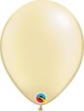 Balão de látex 11" candy color marfim perolado - 28cm - 5un - Qualatex