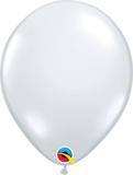 Balão de látex 11" cristal transparente- 28cm - 10un - Qualatex