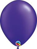Balão de látex 11" roxo perolado - 28cm - 10un - Qualatex