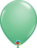 Balão de látex 11" verde inverno - 28cm - 5un - Qualatex