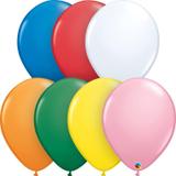Balão de látex 16" sortido cores sólidas - 40cm - 5 un - Qualatex