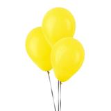 Balão de Látex Amarelo Liso 50 unidades - Festabox