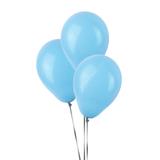 Balão de Látex Azul Claro Liso 50 unidades - Festabox