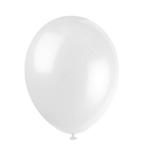 Balão de Látex Cintilante Branco 7" 18cm 50un São Roque - Sao roque