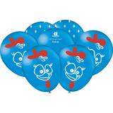 Balão de Látex Galinha Pintadinha 25 unidades Festcolor - Festabox