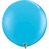 Balão de látex gigante 3' - azul celeste - 91 cm - 1un - Qualatex