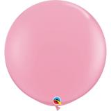 Balão de látex gigante 3' - rosa - 91 cm - 1un - Qualatex