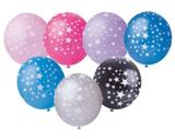 Balão de Látex Happy Stars Sotidas 11" 28 cm 25 und Happy Day
