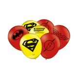 Balão de Látex Liga da Justiça 2019 25 unidades Festcolor - Festabox