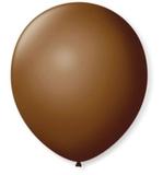 Balão de Látex Marrom 7" 18cm 50un São Roque - Sao roque