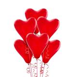 Balão de Látex Nº 6 Coração Vermelho 15cm c/ 30 unidades - Riberball