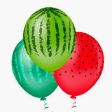 Balão de Látex Nº 9 Melancia c/25 unidades - Riberball