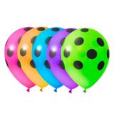Balão de Látex Poa Neon 25 unidades n10 25cm BallonTech - Balloontech