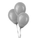 Balão de Látex Prata Liso 50 unidades - Festabox
