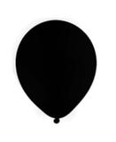 Balão de Látex Preto 7" 18cm 50un Festball