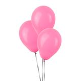 Balão de Látex Rosa Claro Liso 50 unidades - Festabox