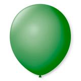 Balão de Látex Verde Bandeira 50 unidades - São Roque - Festabox