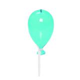 Balão de Vidro Transparente Azul Decoração Festas - Cromus