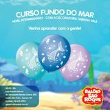 Balao Decorado N.090 Fundo do MAR - Sao roque