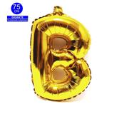 Balão Gigante Letra B Dourado Metalizado 75 Cm - Festas decor