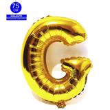 Balão Gigante Letra G Dourado Metalizado 75 Cm - Festas decor